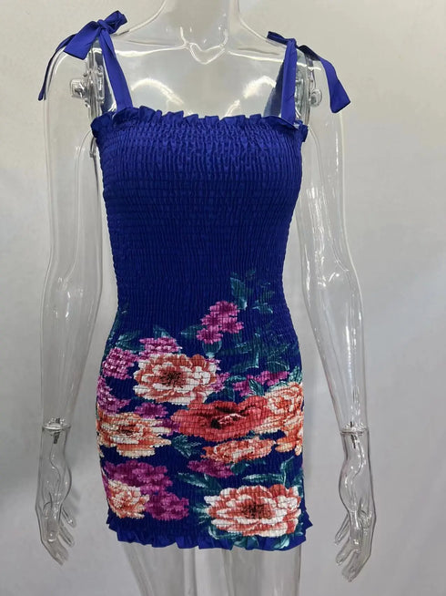 Sexy Women's Bodycon Mini Dress Summer Fashion Sling Strapless Pencil Tank Dress